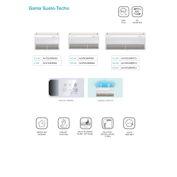 Folleto de prestaciones Aire Acondicionado suelo-techo HISENSE AUV90UR4RFB4