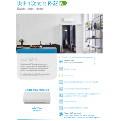 Folleto Aire Acondicionado SIESTA DAIKIN SENSIRA TXC60C
