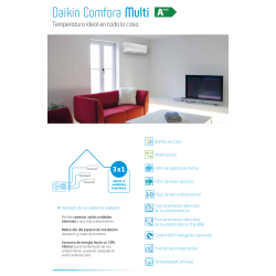 Folleto de prestaciones Multisplit Unidad Interior DAIKIN COMFORA FTXP35M9 R32