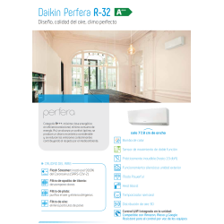 Folleto de prestaciones Aire Acondicionado  DAIKIN PERFERA FTXM50R