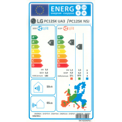 Clasificación energética Multisplit Unidad Interior LG CONFORT CONNECT PC12SK R32