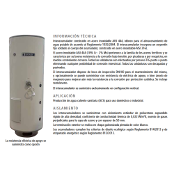 Prestaciones Interacumulador Inox Premium SUICALSA ASF1X 200
