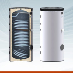 Interacumulador Vitrificado con doble Serpentín SUICALSA ASF2V 500