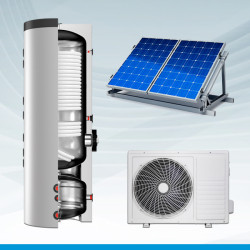 DUPLO2S INTERACUMULADOR 2 en 1 POLYWARM 2 SERPENTINES PARA BOMBA DE CALOR Y DEPOSITO DE INERCIA