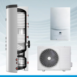 DUPLO2C INTERACUMULADOR 2 en 1 POLYWARM 2 SERPENTINES PARA BOMBA DE CALOR Y DEPOSITO DE INERCIA