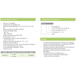 ficha técnicas detalles Magnetotérmico  REVALCO RV30 6KA 2P 20A barato