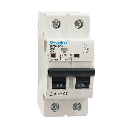 interruptor automático 2p 40A REVALCO RV30Bc240