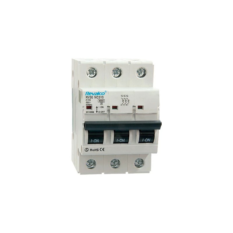 Magnetotérmico REVALCO RV30 3P 10A