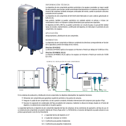 Ficha general DEPÓSITOS PARA AIRE COMPRIMIDO