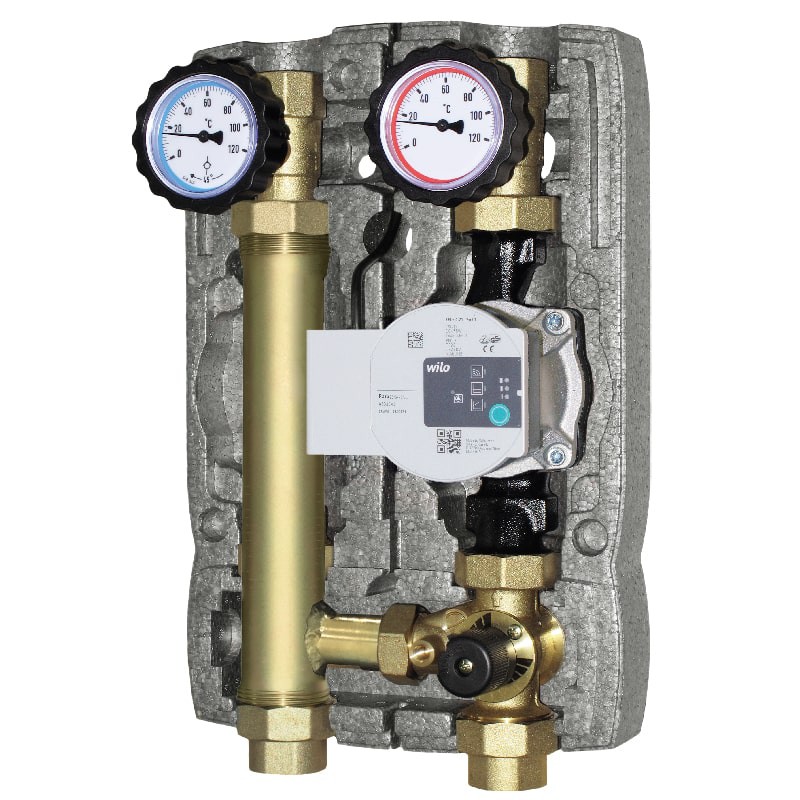 grupo bombeo calefacción suelo radiante bomba wilo yonos 25-6