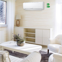 Ambientación unidad interior vista frontal Aire Acondicionado LG ECO 12 R32