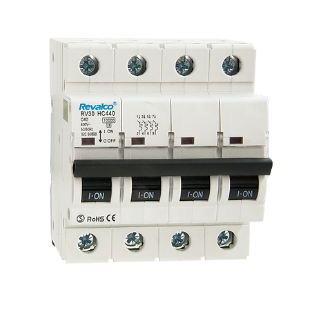 Magnetotérmico 4P 25A REVALCO RV30HC425