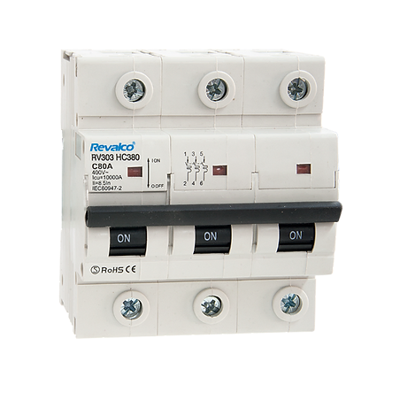 Magnetotérmico REVALCO RV303H 3P 80A