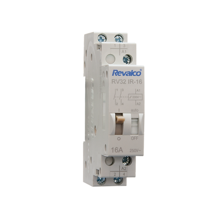 Telerruptor 2P para Carril DIN REVALCO RV32IR162P
