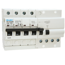 Diferencial y Magnetotérmico 4P 20A 300mA REVALCO RV311 AC