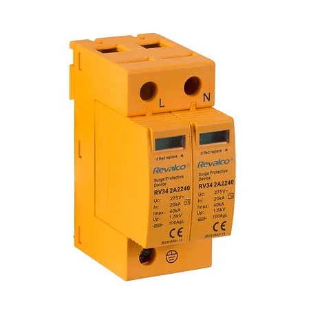 Sobretensiones Transitoria Monofásica REVALCO 2P 40 kA