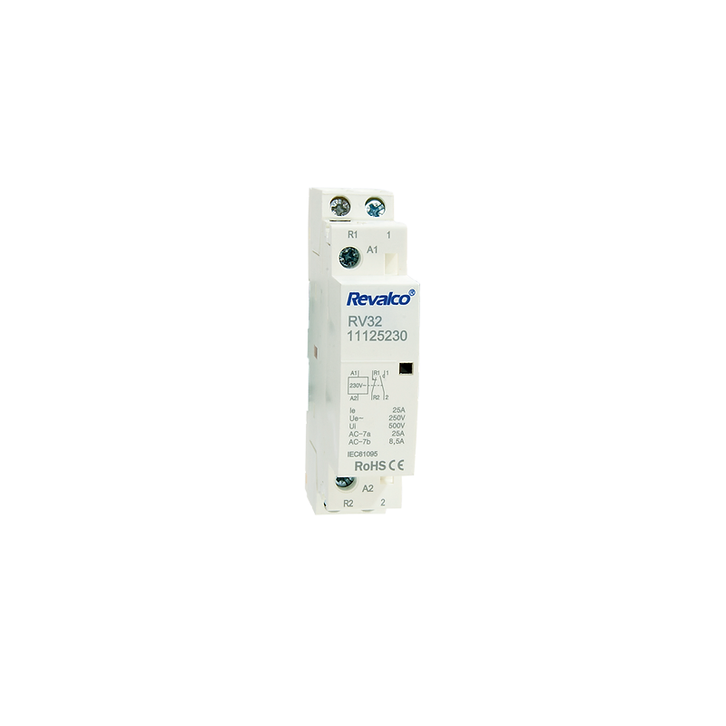 Contactor Modular 2P 2NO 25A REVALCO RV32 24V