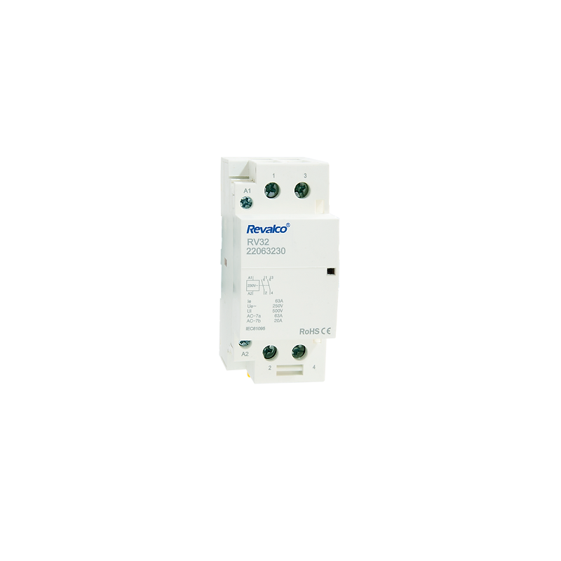Contactor Modular 2P 2NO 63A REVALCO RV32 230V