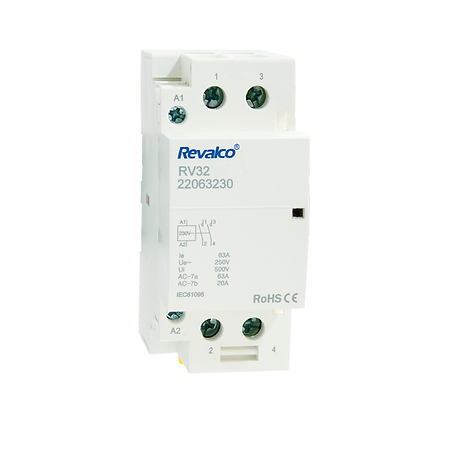Contactor Modular 2P 2NC 63A REVALCO RV32 230V