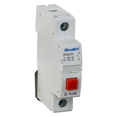 Pulsador sencillo REVALCO RV36 240V