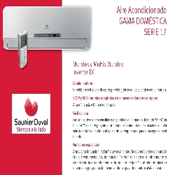 Aire Acondicionado SAUNIER DUVAL SDH17-025 NW Prestaciones