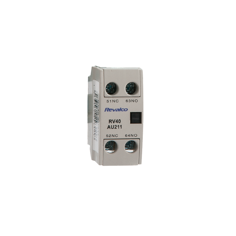 Contacto Auxiliar Frotal 2P 1NO+1NC REVALCO RV40AU2