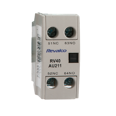 Contacto Auxiliar Frotal 2P 2NO REVALCO RV40AU2