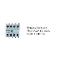 Montaje superior AU-4 de 4 polos
