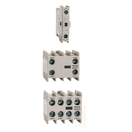 Contacto Auxiliar Frontal 4P 2NO+2NC REVALCO RV40AU4M22