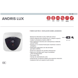 Flyer Termo ARISTON ANDRIS LUX 15 OR EU