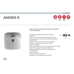 Flyer Termo ARISTON ANDRIS R 10 OR EU