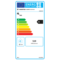 Clasificacion energética Termo ARISTON ANDRIS R 10 OR EU