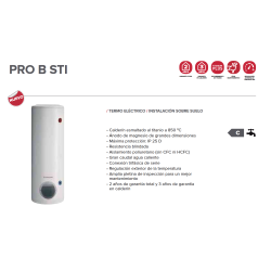 Flyer del Termo ARISTON PRO B 500 STI EU