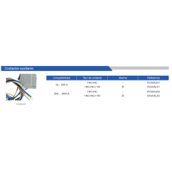Ficha técnia Contacto Auxiliar REVALCO RV20AL01