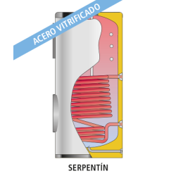 Acumulador con Serpentín ACS LAPESA CORAL VITRO CV1000MB1