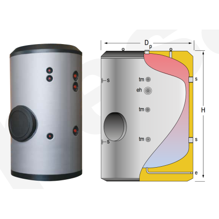 Depósito de Inercia LAPESA MASTER INERCIA MV5000IB