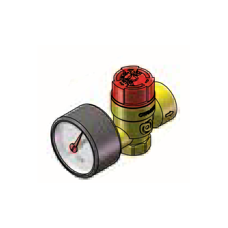 Válvula de Seguridad Calefacción con Manómetro ½”  FERCO VSC312MA