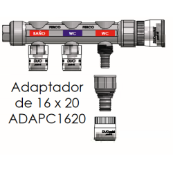 Adaptador
de 16 x 20
ADAPC1620