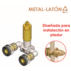 Diseñada para
instalación en
pladur