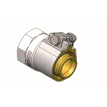 Racor Fijo Hembra Press Fitting Normalizado FERCO Ø 40 - 1 ¼"