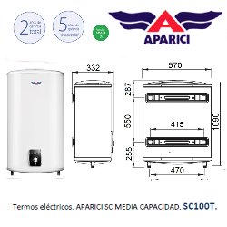 Termo APARICI SC 100 T Biposicional