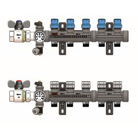 Colector Plástico con Detentor Completo  FERCO 24-19