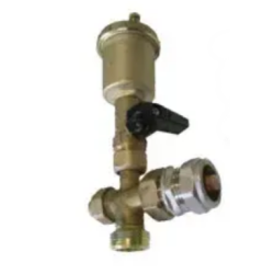 Cruz Vaina con Válvula + Purgador 18 mm FERCO