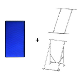 Pack 1 Placa Solar Térmica con Soporte Universal Plano o Inclinado FERCO FCE2.5M