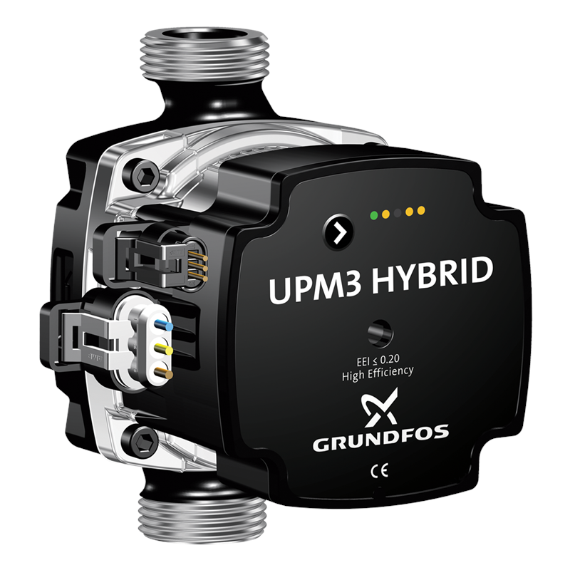 Bomba Recirculación Híbrida FERCO GRUNDFOS UPM3 Hybrid 15-25/70-3