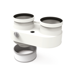 conexion Biflujo 80/80mm caldera ARISTON ó THERMOR