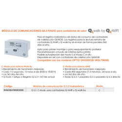 Dispositivo inalámbrico QUNDIS para contadores de calefacción