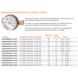 Contador de Agua QUNDIS Q Water 4 Basic 01