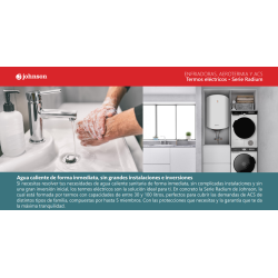 Agua caliente de forma inmediata, sin grandes instalaciones e inversiones