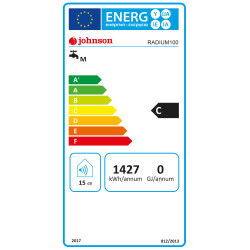 Etiqueta energética del Termo Eléctrico JOHNSON RADIUM 100